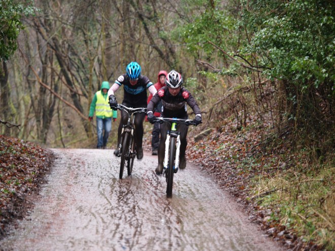 At the top of the incline