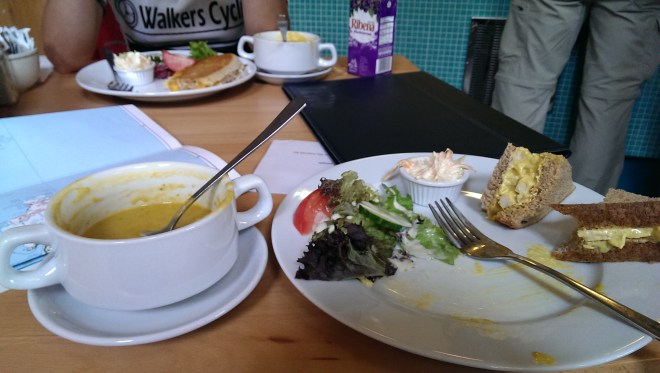 Welcome lunch at Lochmaddy